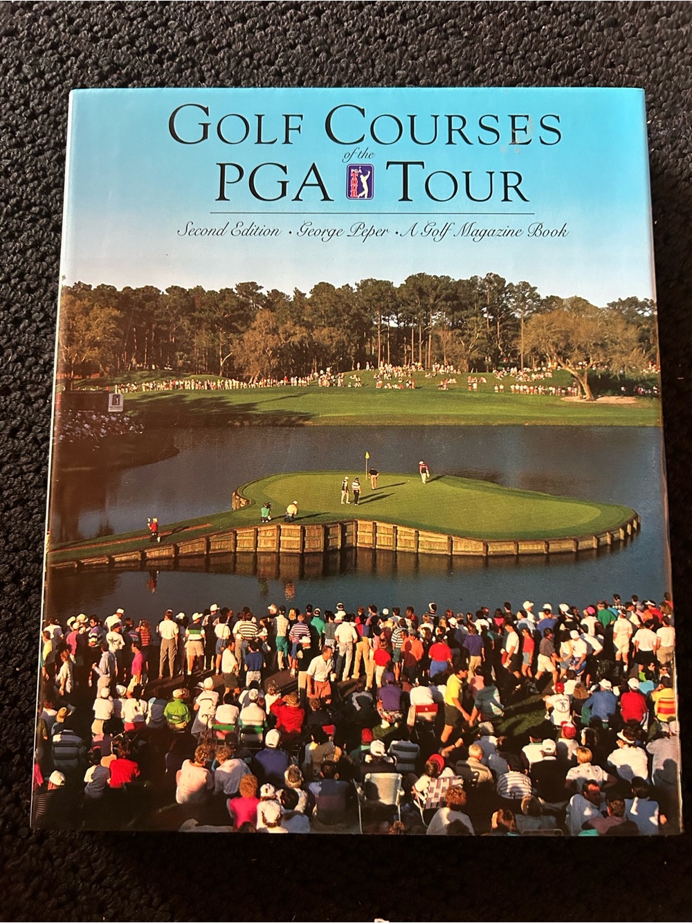 Golf Courses of the PGA Tour Hardcover Book - Sky Blue Cover